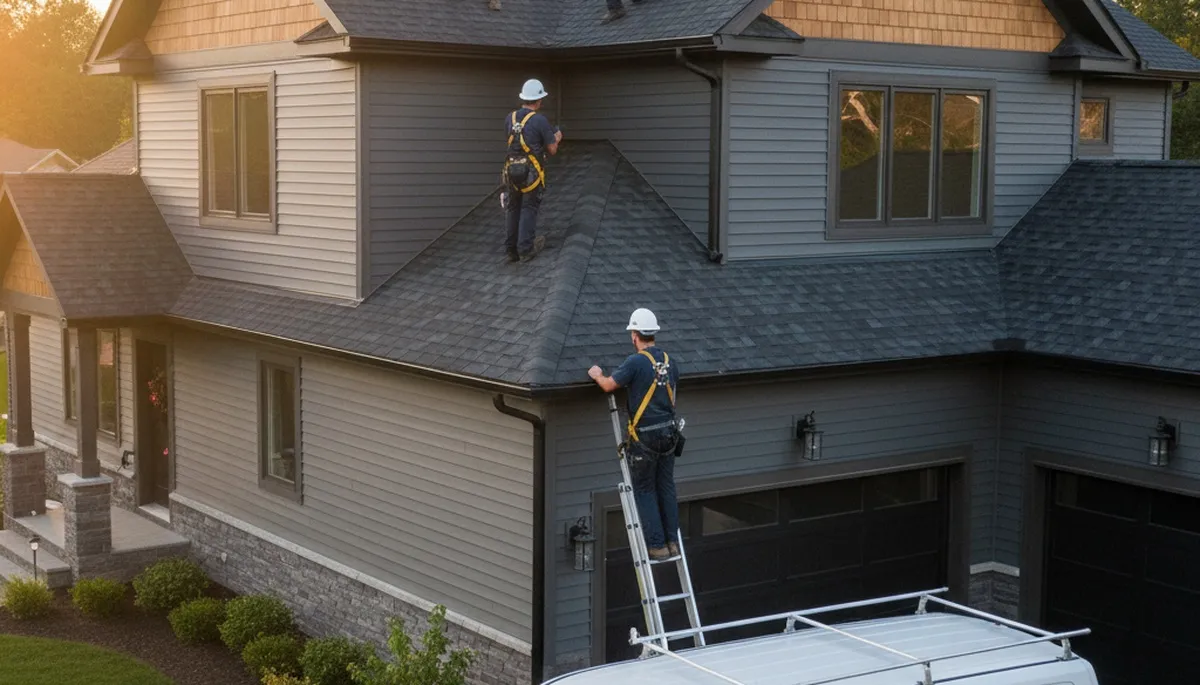Roof inspection and vinyl siding repair in Fort Collins, CO by Next Level Exteriors professionals