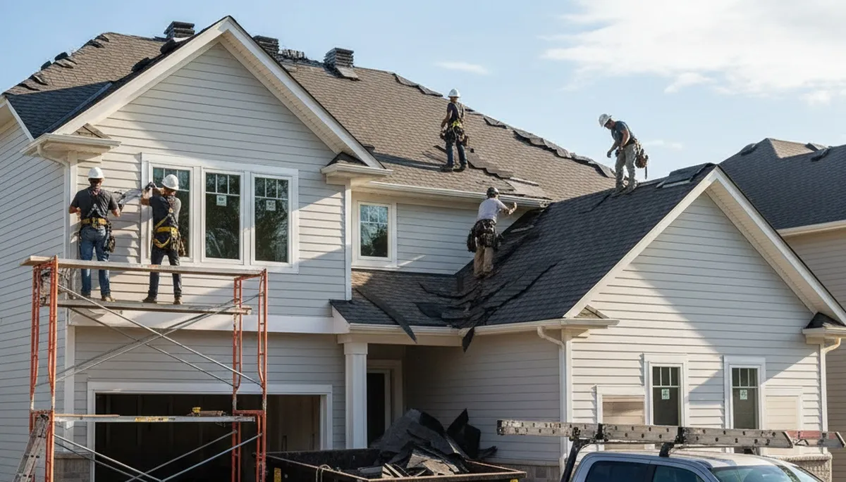 Vinyl siding and roof replacement services in Fort Collins CO by Next Level Exteriors