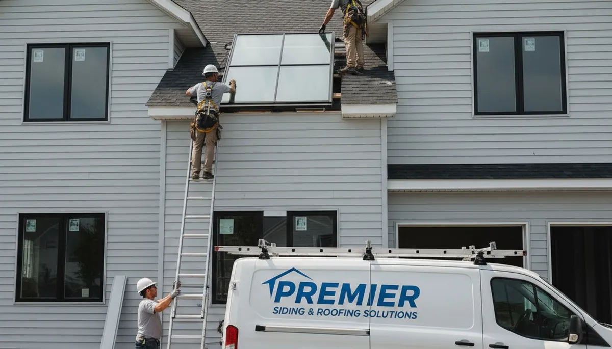 Professional skylight installation on vinyl siding home in Fort Collins, CO by Next Level Exteriors