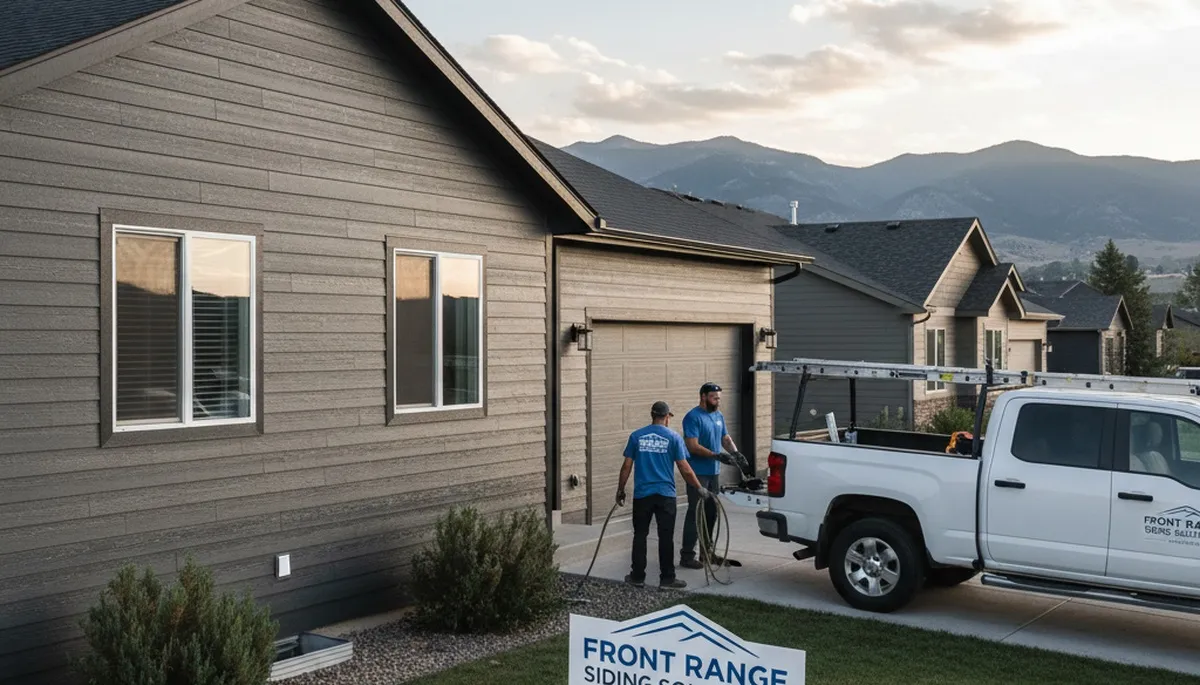 Professional vinyl siding installation on home exterior in Fort Collins, CO